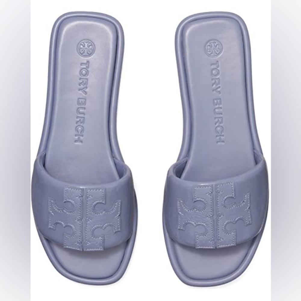 NIB Tory Burch  T-sport slide in blue Size: 7 - Picture 4 of 5
